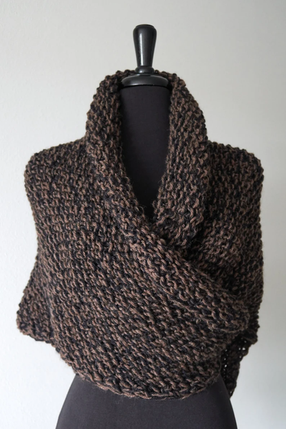 Cozy Hug Wrap & Fingerless Armlets Set