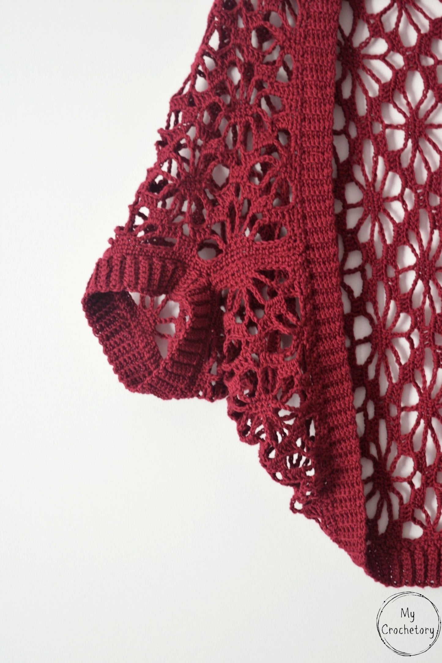 Meadow Lace Crochet Shrug