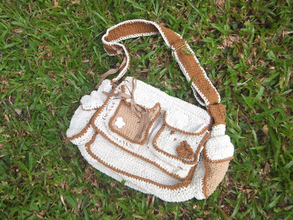 inflorescence messenger bag crochet pattern
